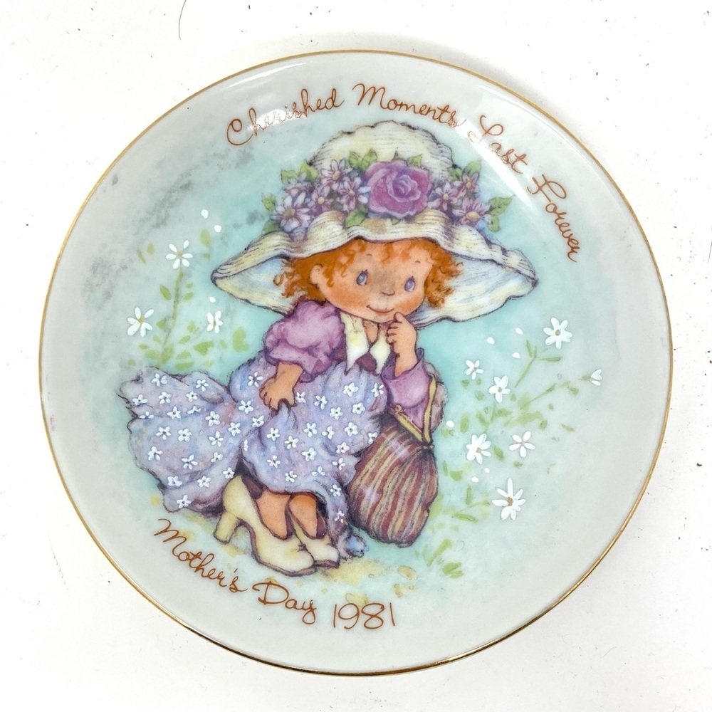 Cherished Moments Vintage Mother’s Day Souvenir Plate 5” (81)